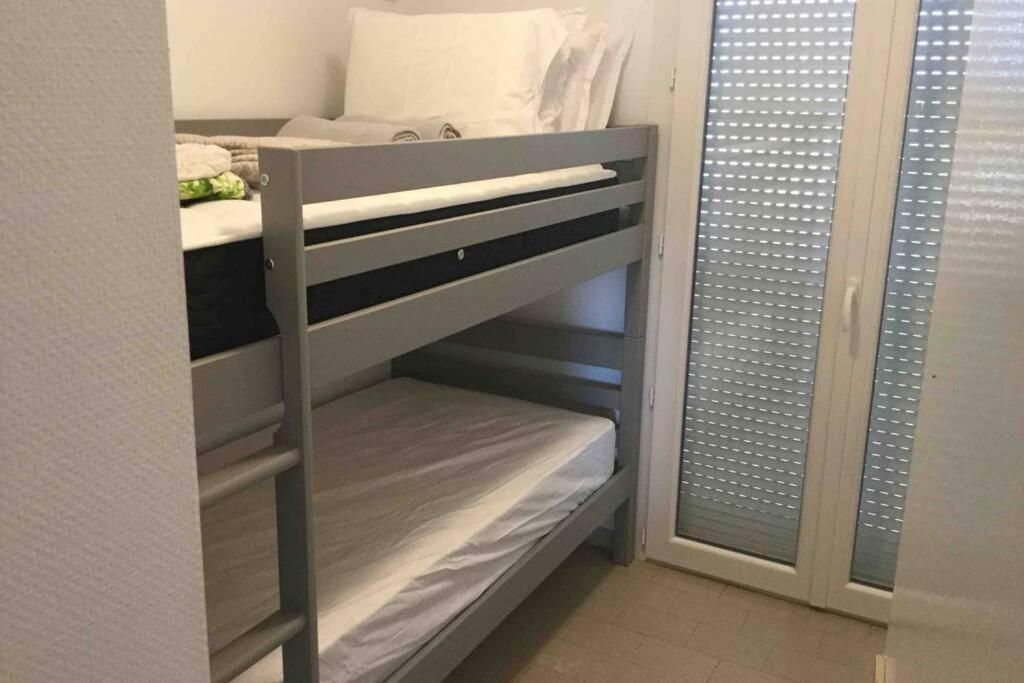 T3 Vue Exceptionnelle Avec Acces Prive A La Plage, Wifi, Clim - Dansnotreappart-Com - Valras-Plage Exterior foto