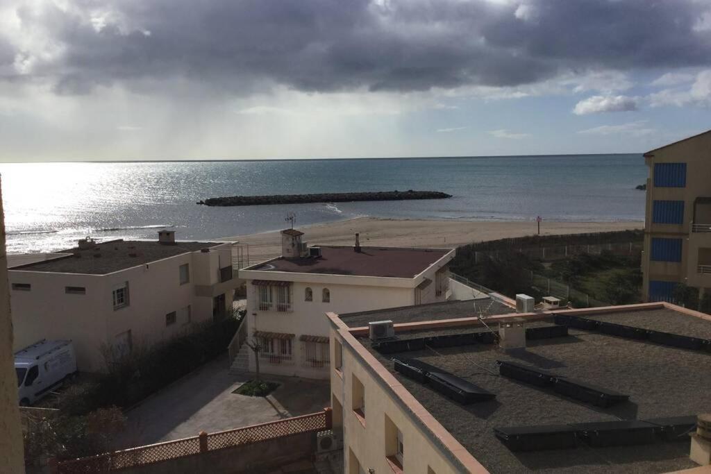 T3 Vue Exceptionnelle Avec Acces Prive A La Plage, Wifi, Clim - Dansnotreappart-Com - Valras-Plage Exterior foto